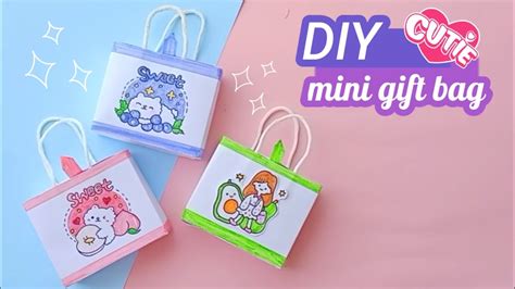 How To Make Cute T Bag At Home Diy T Bag Paper Bag Paper Craft Diy Mini Bag