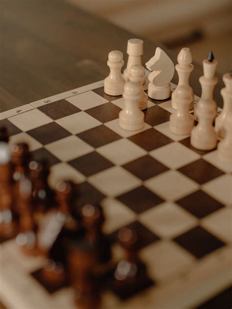 White Chess Pieces on Chess Board · Free Stock Photo