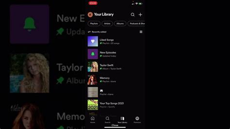 How To Pin Playlist On Spotify Library Youtube