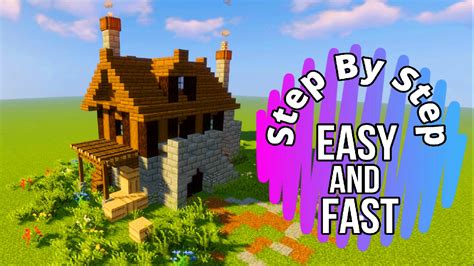 How To Build Villager Houses In Minecraft Easy Medieval House
