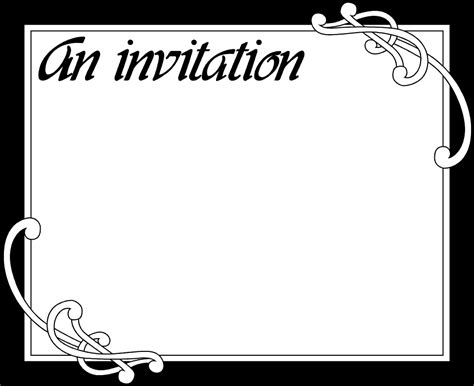 Choose from beautiful invitation templates to create your own invitation in minutes. Blank Party Invitation Template