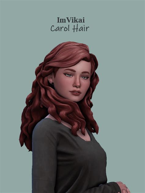 Imvikai Carol Hair In The Historian Sims 4 Characters Tumblr Sims 4