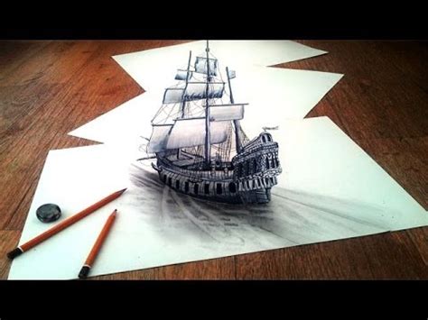 Find professional pencil 3d models for any 3d design projects like virtual reality (vr), augmented reality. How to Draw a 3D Optical Illusions on paper step by step ...