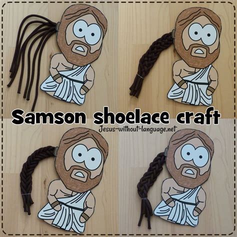 Samson Delilah Judges 16 With Images Toddler Bible Crafts