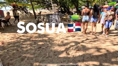sosua 🇩🇴 the most beautiful women walking the beach youtube