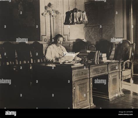 William Howard Taft Sitting At Desk In Office While Heading Up The 2nd