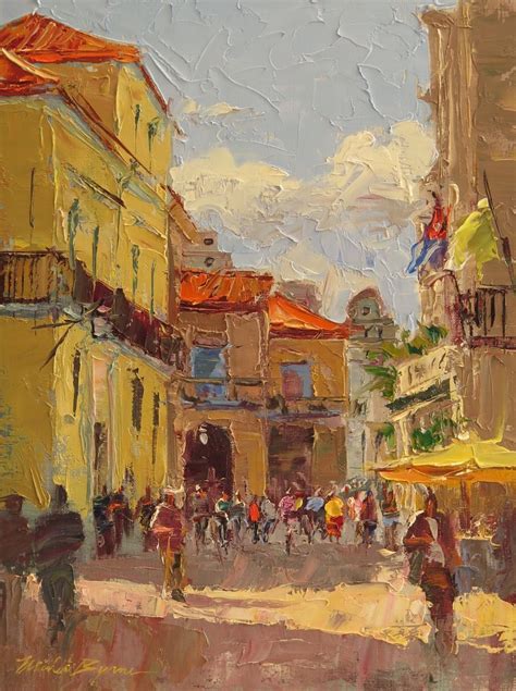 Colors Of Cuba 12 X 9 Oil Painting From Havana Cuba