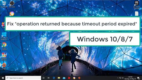 Fix Operation Returned Because Timeout Period Expired Youtube