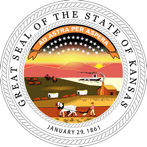 Kansas State Seal Png And Svg Vector Freebie Supply