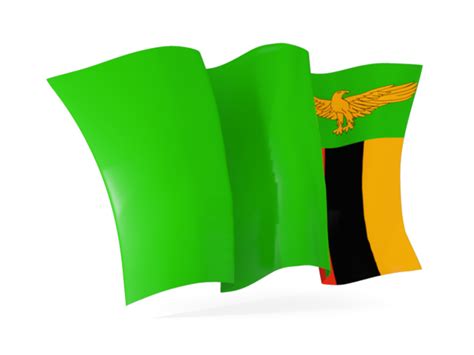 The used colors in the flag are red, green, black, orange. Graafix!: Flag of Zambia