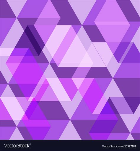 Abstract Purple Geometric Template Background Vector Image