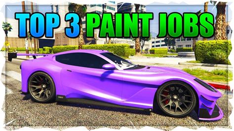 GTA 5 Online - TOP 3 *RARE* Paint Jobs! "Modded Crew Colors For New