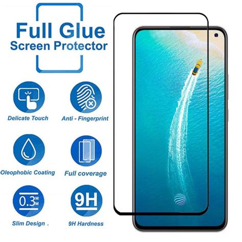 TEMPERED GLASS FULL VIVO Y33S Y51A Y53S V17 PRO SCREEN PROTECTOR