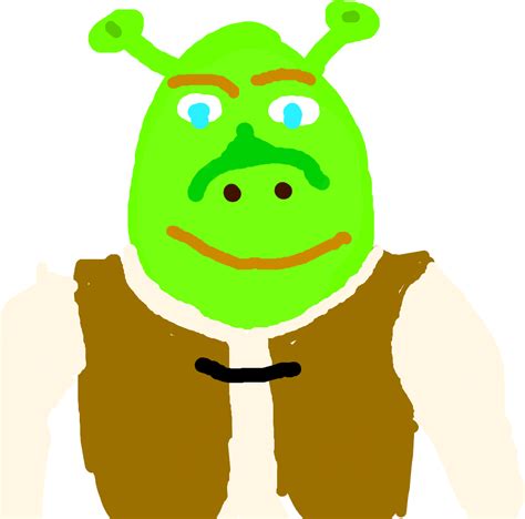 Download Hand Drawn Shrek Portrait