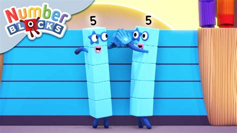 Numberblocks Five Dance Moves Learn To Count Youtube