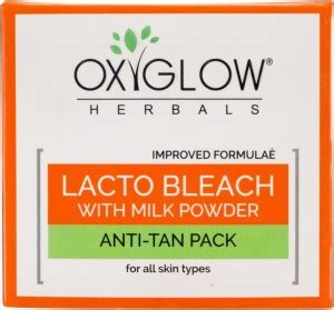 Oxyglow Herbals Lacto Bleach Cream Gm Pack Of With Milk Powder