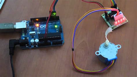 Arduino And Step Motor Controller Uln2003 Youtube