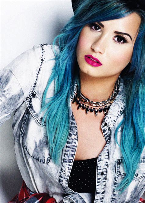 Pin By Faith On Hair Demi Lovato Hair Demi Lovato Blue Hair Demi Lovato