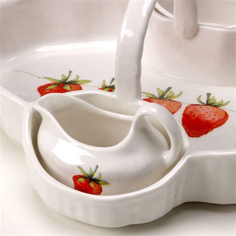 Strawberry Serving Dish By Lindsey Busby Designs