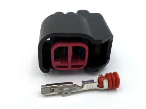 1a auto shows you how to repair, install, fix, pin a fuel injector connector. 2 Way EV6 EV14 uscar fuel injection connector plug