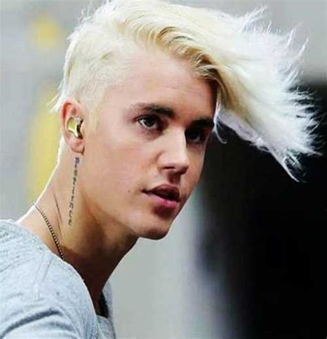 Of course, trendsetting hair styles are nothing new for. 15 Justin Bieber With Blonde Hair | The Best Mens ...