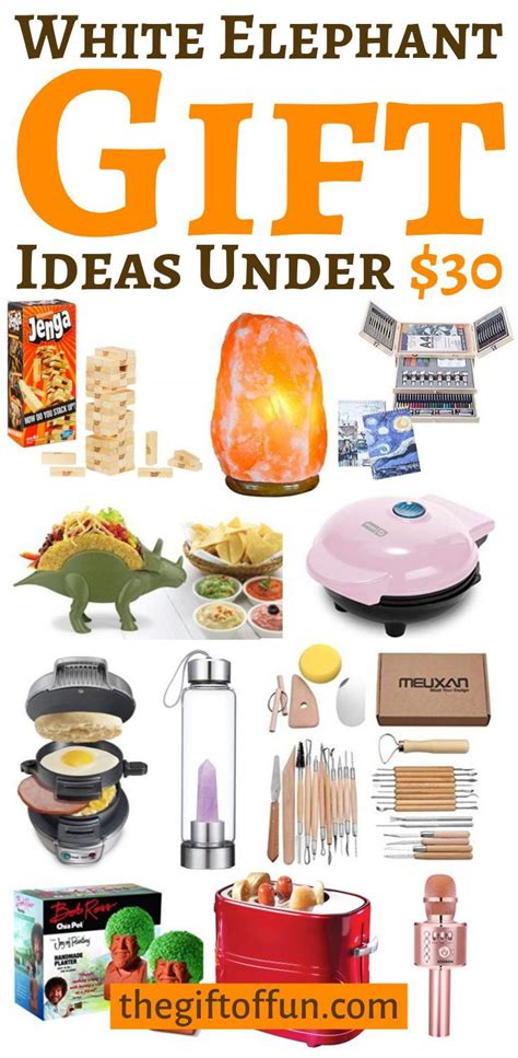 Here are the best gift ideas, including personalized gifts, thoughtful gifts and useful gifts. White Elephant Gift Ideas Under $30 in 2020 (With images ...