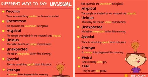 Another Word For Unusual 100 Synonyms For Unusual In English