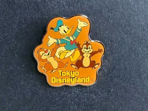 Tokyo Disneyland Character Donald Chip And Dale Retired Rare Htf Disney
