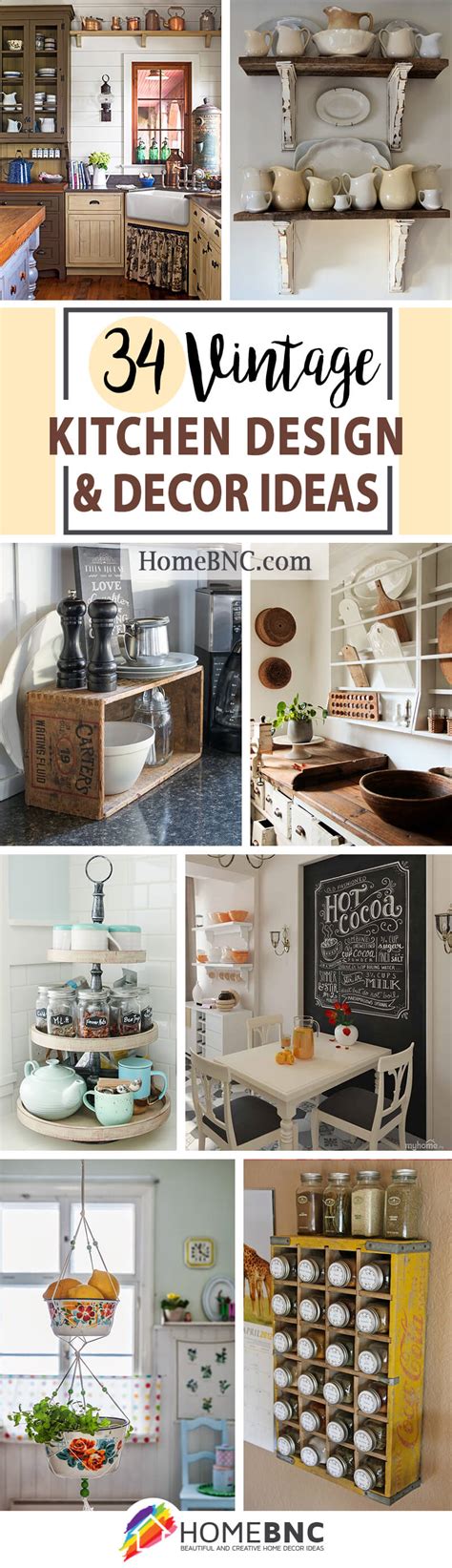 34 Best Vintage Kitchen Decor Ideas and Designs for 2021