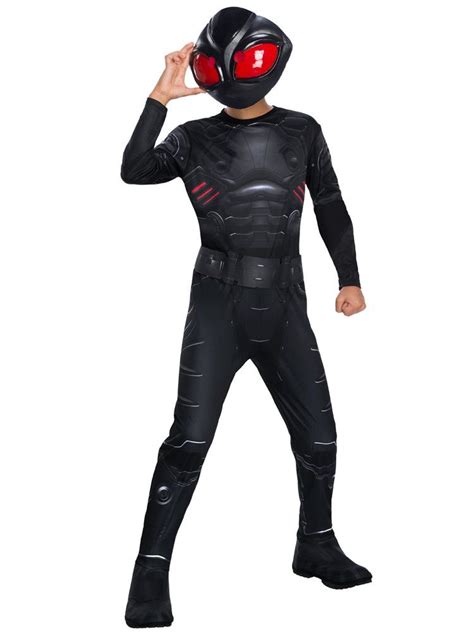 Black Manta Child Costume Movie Black Fancy Dress Costumes Kids