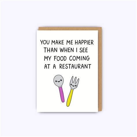 Funny Anniversary Card Food Card Better Together Funny Etsy