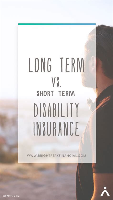 Disability insurance quotes can vary a lot across various insurers. Long Term vs. Short Term Disability Insurance | Disability ...