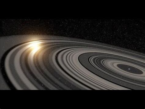 The actual object's radius has not been observed on j1407b, the rings will only eclipse one hemisphere at a time if they're close to the planet's axis, and then eclipse the other hemisphere half an orbit later. J1407b has an enormous ring system 200 times wider than ...