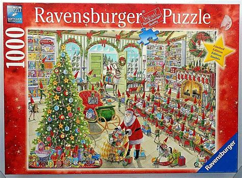 Jigsaw Puzzle 1000 Pc Santas Ready Christmas Ravensburger
