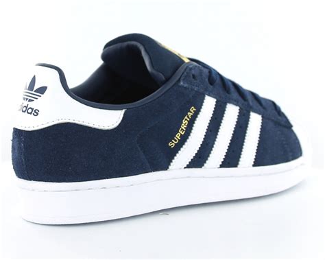 Vente basket adidas femme gazelle bleu marine france 20932. Adidas Superstar suede femme BLEU/BLANC S75142