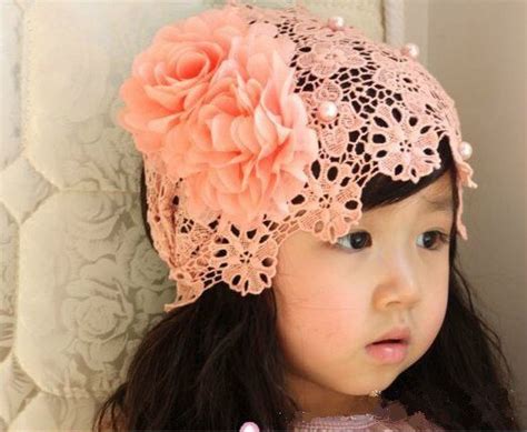 Baby Girl Kids Lace Flower Supreme Headband Bebe Hairnet Infantil