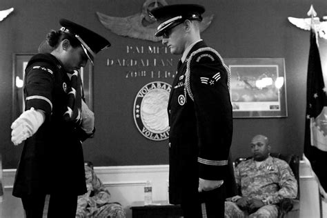 Precision Honor Respect Honor Guardsmen Recognize Sacrifice Shaw