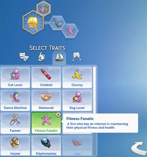 A Sim Who Has An Interest In Maintaining Their Physical Fitness And