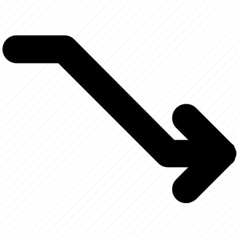Arrow Bar Diagram Down Increase Icon