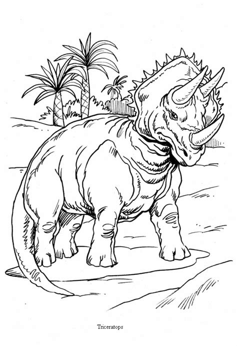Triceratops coloring pages animal printable sheets triceratops 1 2021 4842 coloring4free. 30 images des dinosaures à colorier