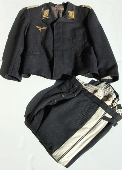 Rare Luftwaffe Generals Flight Tunic And Trousers