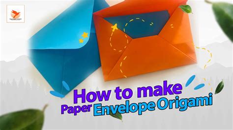How To Make Paper Envelope Origami Easy Make Envelope Without Glue