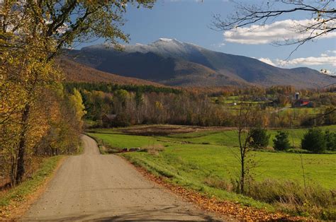 Mt Mansfield Autumn Scenery Scenery Vermont Mountains