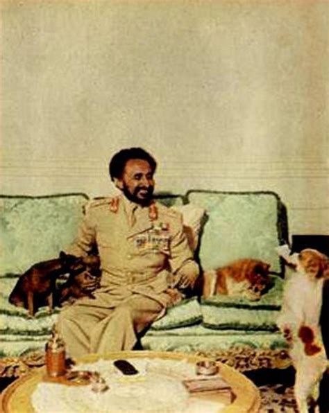 Him Haile Selassie With Close Companions History Of Ethiopia Lion Of