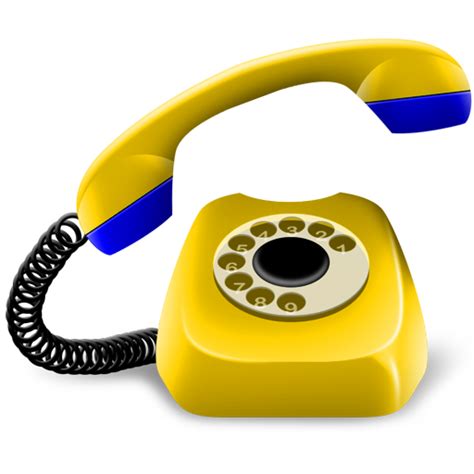 Yellow Phone Icon Free Download On Iconfinder