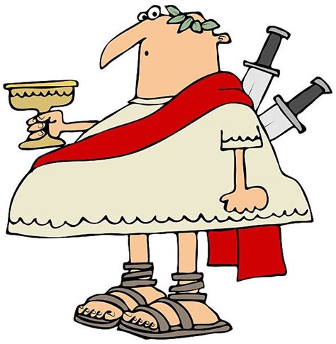 Cartoon Of The Julius Caesar Illustrations Royalty Free Vector