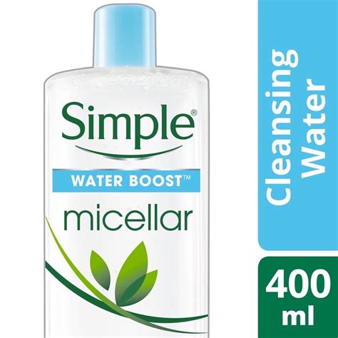 Simple Water Boost Micellar Cleansing Water 400ml Shopee Malaysia