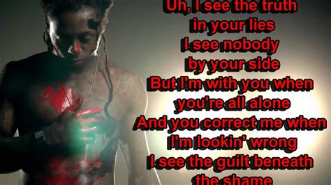 Lil Wayne Mirror Ft Bruno Marslyrics Youtube