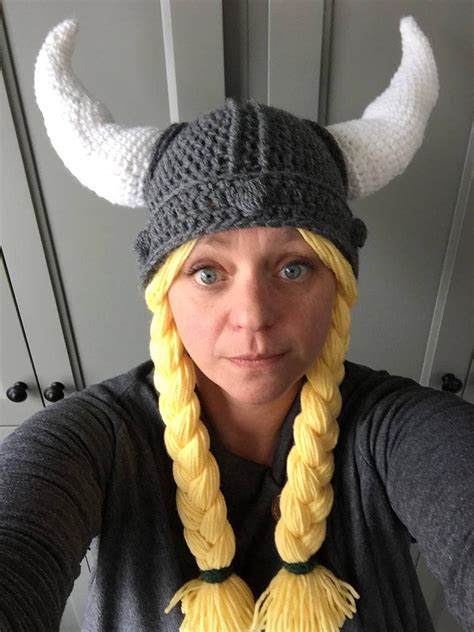Womens Viking Helmet With Braids Ubicaciondepersonascdmxgobmx
