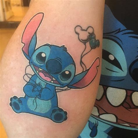 Disney Stitch Tattoo Disney Tattoos Disney Stich Cartoon Tattoos